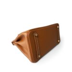 Birkin 30 Gold Epsom Gold Plated Z Stamp - Image 7