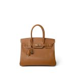 Vintage Birkin 30 Gold Ardennes Gold Plated C Square Stamp