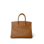 Vintage Birkin 30 Gold Ardennes Gold Plated C Square Stamp - Image 13