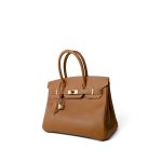 Vintage Birkin 30 Gold Ardennes Gold Plated C Square Stamp - Image 10