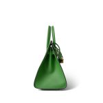 Birkin 25 Sellier Vert Yucca Epsom Gold Plated B Stamp - Image 3