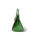 Birkin 25 Sellier Vert Yucca Epsom Gold Plated B Stamp - Image 2