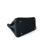 Birkin 25 Vert Cypres Togo Gold Plated Z Stamp - Image 8
