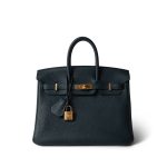 Birkin 25 Vert Cypres Togo Gold Plated Z Stamp
