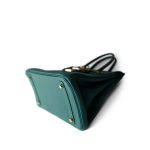 Birkin 30 Malachite Togo Gold Plated C Stamp - Image 9