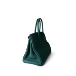 Birkin 30 Malachite Togo Gold Plated C Stamp - Image 5