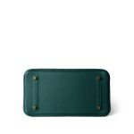 Birkin 30 Malachite Togo Gold Plated C Stamp - Image 7