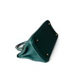 Birkin 30 Malachite Togo Gold Plated C Stamp - Image 10