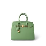 Birkin Sellier 30 Vert Criquet Epsom Gold Plated Y Stamp - Image 10
