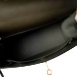 Hermes Kelly 25 Sellier Vert De Gris Veau Epsom Leather Gold Plated Y Stamp - Image 9