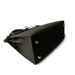Hermes Kelly 25 Sellier Vert De Gris Veau Epsom Leather Gold Plated Y Stamp - Image 14