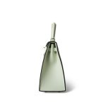 Kelly 25 Sellier Vert Fizz Epsom Palladium Plated U Stamp - Image 7