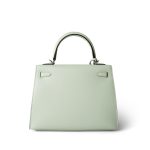 Kelly 25 Sellier Vert Fizz Epsom Palladium Plated U Stamp - Image 4
