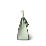 Kelly 25 Sellier Vert Fizz Epsom Palladium Plated U Stamp - Image 2