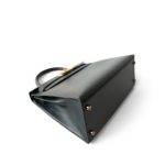 Kelly 28 Sellier Vert Fonce Box Calfskin Gold Plated (U) Stamp - Image 6