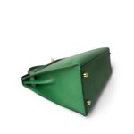 Kelly Sellier 32 Green Courchevel Gold Plated (U) Stamp - Image 8