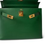 Kelly Sellier 32 Green Courchevel Gold Plated (U) Stamp - Image 2