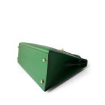 Kelly Sellier 32 Green Courchevel Gold Plated (U) Stamp - Image 6