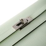 Kelly To Go Vert Fizz in Epsom Leather with Palladium Hardware B Stamp 2023 - Image 8
