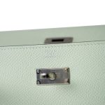 Kelly To Go Vert Fizz in Epsom Leather with Palladium Hardware B Stamp 2023 - Image 15