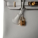 Birkin 30 Gris Perle Togo Gold Plated U Stamp - Image 12