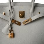 Birkin 30 Gris Perle Togo Gold Plated U Stamp - Image 11