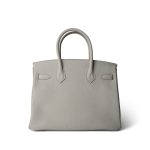Birkin 30 Gris Perle Togo Gold Plated U Stamp - Image 6
