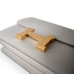 Constance 18 Gris Pale Epsom Gold Hardware B Stamp - Image 11