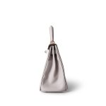 Kelly 28 Gris Perle Veau Evercolor Gold Plated D Stamp - Image 5