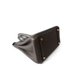(Sold) Birkin 25 Etain Clemence Gold Plated O Square Stamp - Image 4