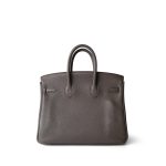 (Sold) Birkin 25 Etain Clemence Gold Plated O Square Stamp - Image 18