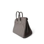 (Sold) Birkin 25 Etain Clemence Gold Plated O Square Stamp - Image 16