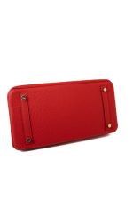 Hermes Birkin 30 Rouge de Coeur Togo D Stamp - Image 13