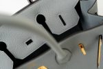 Hermes Birkin 30 Togo Blue Glacier Gold Plated - Image 2