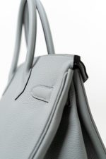 Hermes Birkin 30 Togo Blue Glacier Gold Plated - Image 11