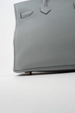 Hermes Birkin 30 Togo Blue Glacier Gold Plated - Image 17