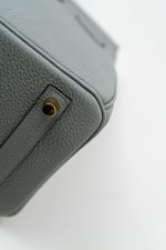 Hermes Birkin 30 Togo Blue Glacier Gold Plated - Image 27