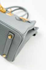 Hermes Birkin 30 Togo Blue Glacier Gold Plated - Image 28