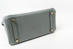 Hermes Birkin 30 Togo Blue Glacier Gold Plated - Image 32