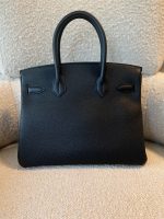 Hermes Birkin 30 Veau Togo Leather Black Gold Plated 2022 U - Image 4