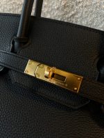 Hermes Birkin 30 Veau Togo Leather Black Gold Plated 2022 U - Image 7