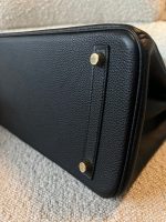 Hermes Birkin 30 Veau Togo Leather Black Gold Plated 2022 U - Image 9