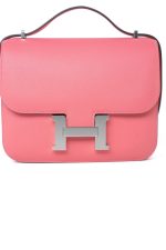Hermes Constance 18 Rose Azalee Evercolor PHW C Stamp - Image 17