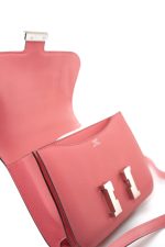 Hermes Constance 18 Rose Azalee Evercolor PHW C Stamp - Image 9