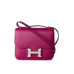 Hermes Constance 18 Rose Pourpre Chèvre Leather Palladium Hardware - Image 9