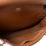 Hermes Jypsiere Mini Gold Evercolor / Wooly Strap Gold Plated B Stamp - Image 18