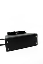 Hermes Kelly 25 Black Veau Epsom Leather Palladium Plated 2021 Z - Image 21
