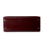Hermes Kelly 28 Box Calfskin Rouge H Goldplated T Stamp - Image 7