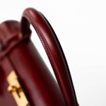 Hermes Kelly 28 Box Calfskin Rouge H Goldplated T Stamp - Image 8