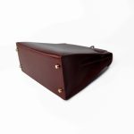 Hermes Kelly 28 Box Calfskin Rouge H Goldplated T Stamp - Image 13